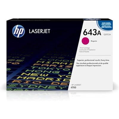HP 643A Magenta Original LaserJet Tonerová kazeta HP 643A Magenta Original LaserJet Tonerová kazeta