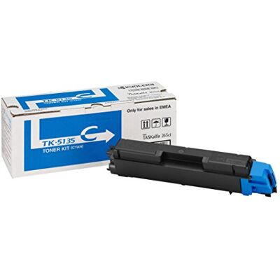 Kyocera TK-5135C Toner tiskárna Cyan. Originální tonerová kazeta 1T02PACNL0. Toner do tiskárny kompatibilní pro TASKalfa 265ci, TASKalfa 266ci. Toner do tiskárny až pro 5000 stran Kyocera TK-5135C Toner tiskárna Cyan. Originální tonerová kazeta 1T02PACNL0. Toner do tiskárny kompatibilní pro TASKalfa 265ci, TASKalfa 266ci. Toner do tiskárny až pro 5000 stran
