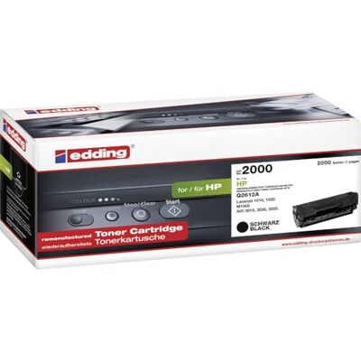 Edding Toner EDD-2000 černý dosah 2000 stran nahrazuje HP 12A (Q2612A) Edding Toner EDD-2000 černý dosah 2000 stran nahrazuje HP 12A (Q2612A)
