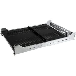 StarTech.com StarTech UNISLDSHF192 2U Vented Sliding Server Rack Shelf mit Kabel Management StarTech.com StarTech UNISLDSHF192 2U Vented Sliding Server Rack Shelf mit Kabel Management