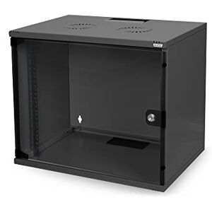 Digitus Síťová skříň – 19palcový Rack 7HE – nesmontovaný – montáž na stěnu – hloubka 400 mm – 270 mm užitná hloubka – nosnost 60 kg – skleněné dveře – série SOHO – černá Digitus Síťová skříň – 19palcový Rack 7HE – nesmontovaný – montáž na stěnu – hloubka 400 mm – 270 mm užitná hloubka – nosnost 60 kg – skleněné dveře – série SOHO – černá