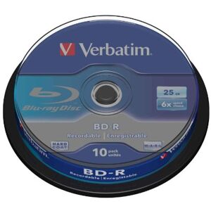 Verbatim BD-R Single Layer, Blu-Ray disk 25 GB 6násobná rychlost hoření ochrana proti poškrábání, 10 kusů vřetena Verbatim BD-R Single Layer, Blu-Ray disk 25 GB 6násobná rychlost hoření ochrana proti poškrábání, 10 kusů vřetena
