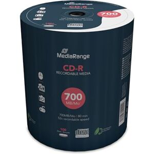 MEDIARANGE CD-R 700 MB 80 min 52krát rychlost zápisu, balení 100 MEDIARANGE CD-R 700 MB 80 min 52krát rychlost zápisu, balení 100