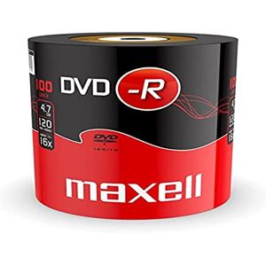 Maxell 275733 DVD-R polotovary (16x Speed, 4,7GB, 100 smršťování) 100 disk smršťovací obal Maxell 275733 DVD-R polotovary (16x Speed, 4,7GB, 100 smršťování) 100 disk smršťovací obal
