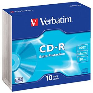 Verbatim CD-R 80/700MB Slim Case Verbatim CD-R 80/700MB Slim Case