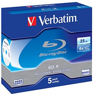 Verbatim BD-R Single Layer, Blu-Ray disk 25 GB 6násobná rychlost hoření ochrana proti poškrábání, 5 kusů Verbatim BD-R Single Layer, Blu-Ray disk 25 GB 6násobná rychlost hoření ochrana proti poškrábání, 5 kusů