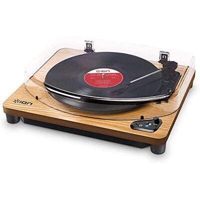 ION Air LP Gramofon na vinylové desky / Gramofon s integrovaným bluetooth vysílačem vč.Converter software (Mac/PC) wood ION Air LP Gramofon na vinylové desky / Gramofon s integrovaným bluetooth vysílačem vč.Converter software (Mac/PC) wood