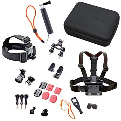 Rollei 21639 sada příslušenství Actioncam outdoor – 23dílná sada, ideální pro lezení, turistiku a jiné outdoorové aktivity – pro akční kamery a GoPro Rollei 21639 sada příslušenství Actioncam outdoor – 23dílná sada, ideální pro lezení, turistiku a jiné outdoorové aktivity – pro akční kamery a GoPro