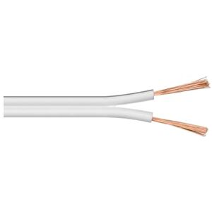 Goobay 15110 Kabel reproduktoru 2x0,5 mm² měď lanko / kabel k boxu audio kabel metráž / Speaker Cable měděný kabel bílý / kabel subwoofer 25 m Goobay 15110 Kabel reproduktoru 2x0,5 mm² měď lanko / kabel k boxu audio kabel metráž / Speaker Cable měděný kabel bílý / kabel subwoofer 25 m