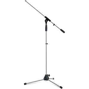 Pronomic Stojan na mikrofon MS-25C Pro – trojnožka s gumovými nožkami – nastavitelná délka délka a náklon – robustní svorky a šrouby – včetně kabelových svorek a redukčního závitu – chrom Pronomic Stojan na mikrofon MS-25C Pro – trojnožka s gumovými nožkami – nastavitelná délka délka a náklon – robustní svorky a šrouby – včetně kabelových svorek a redukčního závitu – chrom