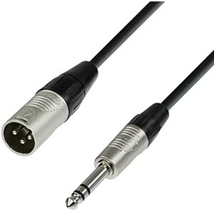 Adam Hall Cables 4 STAR BMV 0300 Symetrický kabel REAN XLR samec na zdířce TRS 3 m Adam Hall Cables 4 STAR BMV 0300 Symetrický kabel REAN XLR samec na zdířce TRS 3 m