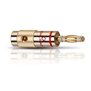 OEHLBACH Banana B1 banánkový konektor pro kabel do 10 mm² pozlacený, červené/černé označení 4 kusy zlatá OEHLBACH Banana B1 banánkový konektor pro kabel do 10 mm² pozlacený, červené/černé označení 4 kusy zlatá