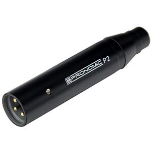 Pronomic P2 fantomový napájecí adaptér pro připojení mikros řady EA na jeden mixážní pult zdířka Mini-XLR 4pólová zástrčka XLR černá Pronomic P2 fantomový napájecí adaptér pro připojení mikros řady EA na jeden mixážní pult zdířka Mini-XLR 4pólová zástrčka XLR černá