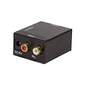 LogiLink CA0102 koaxiální a Toslink Analog L/R na audio konvertor, elektromagnetické-bezhlučné přenosy černé LogiLink CA0102 koaxiální a Toslink Analog L/R na audio konvertor, elektromagnetické-bezhlučné přenosy černé