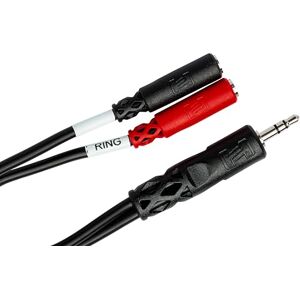 Hosa YMM-261, stereo splitter 3,5 mm TRS na Dual 3,5 mm TSF, 0,15 m Hosa YMM-261, stereo splitter 3,5 mm TRS na Dual 3,5 mm TSF, 0,15 m
