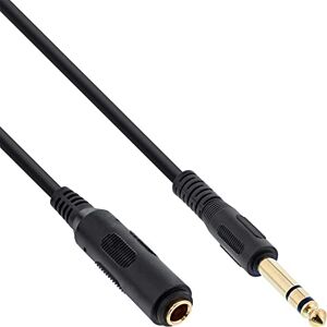InLine 99975 prodloužení sluchátek, 6,3 mm jack konektor / zdířka, stereo, pozlacené kontakty, 5 m InLine 99975 prodloužení sluchátek, 6,3 mm jack konektor / zdířka, stereo, pozlacené kontakty, 5 m