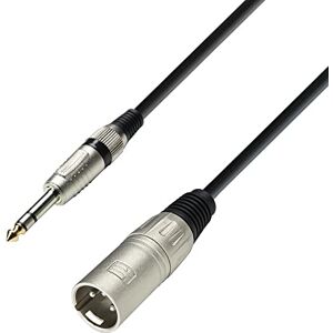 Adam Hall Cables 3 STAR BMV 1000 Symetrický kabel XLR Male na zdířce TRS 10 m Adam Hall Cables 3 STAR BMV 1000 Symetrický kabel XLR Male na zdířce TRS 10 m