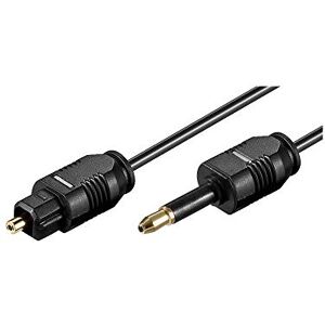 Goobay 51224 Toslink optický digitální audio spojovací kabel, černý, 1 metr Goobay 51224 Toslink optický digitální audio spojovací kabel, černý, 1 metr