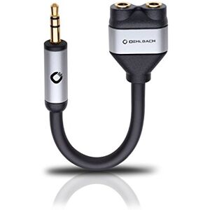 OEHLBACH i-Connect J-AD Mobiler Y-Adapter, 3,5 mm Klinke auf 2 x 3,5 mm Klinke schwarz OEHLBACH i-Connect J-AD Mobiler Y-Adapter, 3,5 mm Klinke auf 2 x 3,5 mm Klinke schwarz