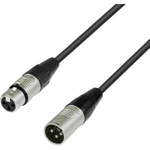 Adam Hall Cables 4 STAR DMF 0300 DMX kabel, Rean 3-pól XLR male na 3-pól XLR female, černý, 3m Adam Hall Cables 4 STAR DMF 0300 DMX kabel, Rean 3-pól XLR male na 3-pól XLR female, černý, 3m