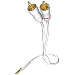 in-akustik inakustik – 00310003 – adaptér Star jack 3,5 mm jack -> 2 x RCA pro připojení smartphonu, tabletu nebo PC k HiFi zesilovači 3,0 m v bílé barvě Stínidlo fólie proti vnějším rušivým vlivům in-akustik inakustik – 00310003 – adaptér Star jack 3,5 mm jack -> 2 x RCA pro připojení smartphonu, tabletu nebo PC k HiFi zesilovači 3,0 m v bílé barvě Stínidlo fólie proti vnějším rušivým vlivům
