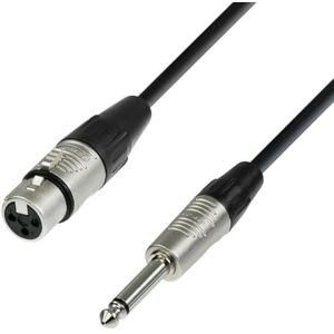Adam Hall Cables 4 STAR MFP 0600 Kabel mikrofonu REAN XLR samice na 6,3 mm jack mono 6 m Adam Hall Cables 4 STAR MFP 0600 Kabel mikrofonu REAN XLR samice na 6,3 mm jack mono 6 m
