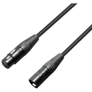 Adam Hall Cables 4 STAR MMF 0250 KRYSTAL kabel mikrofonu, 3pólová XLR samice na 3pólovém XLR male, černý, 2,5 m Adam Hall Cables 4 STAR MMF 0250 KRYSTAL kabel mikrofonu, 3pólová XLR samice na 3pólovém XLR male, černý, 2,5 m