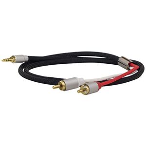 Dynavox Stereo audio kabel 1,5 m, 3,5 mm kolíkový konektor na RCA (konektor) Dynavox Stereo audio kabel 1,5 m, 3,5 mm kolíkový konektor na RCA (konektor)