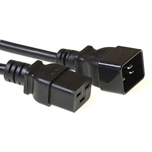 ACT Kabel pro studené zařízení prodloužení 3 m, C19 zdířka na konektor C20, IEC 60320 síťový kabel – AK5087 černý ACT Kabel pro studené zařízení prodloužení 3 m, C19 zdířka na konektor C20, IEC 60320 síťový kabel – AK5087 černý