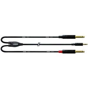 CORDIAL CABLES audio kabel stereo mini jack 2 mono jack 90 cm BRETELLE Essentials kabel Mini jack / jack CORDIAL CABLES audio kabel stereo mini jack 2 mono jack 90 cm BRETELLE Essentials kabel Mini jack / jack