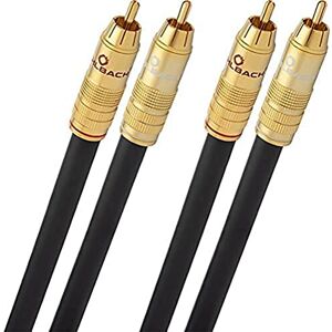 OEHLBACH NF 214 Master 70 prvotřídní stereo audio cinch kabel sada vícenásobné odstínění, postříbřená měď 2 x 0,70 m antracit OEHLBACH NF 214 Master 70 prvotřídní stereo audio cinch kabel sada vícenásobné odstínění, postříbřená měď 2 x 0,70 m antracit