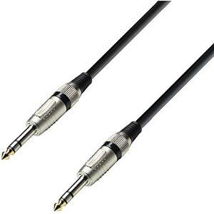 Adam Hall Cables 3 STAR BVV 0090 propojovací kabel, 6,3mm konektor stereo na 6,3mm jack stereo, černý, 0,9 m Adam Hall Cables 3 STAR BVV 0090 propojovací kabel, 6,3mm konektor stereo na 6,3mm jack stereo, černý, 0,9 m