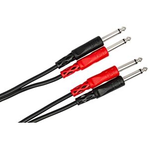 Hosa CPP-201, Stereo Interconnect, Dual 1/4 in TS to Same, 1 m Hosa CPP-201, Stereo Interconnect, Dual 1/4 in TS to Same, 1 m