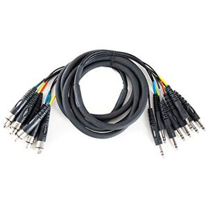 Adam Hall Cables Adam Hall 3 Star Series vícežilový nástrojový kabel (8 x XLR kabel samice na 8 x 6,3 mm jack konektor, délka: 3 m) Adam Hall Cables Adam Hall 3 Star Series vícežilový nástrojový kabel (8 x XLR kabel samice na 8 x 6,3 mm jack konektor, délka: 3 m)