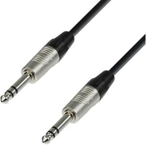Adam Hall Cables 4 STAR BVV 0060 Symetrický kabel, Rean 6,3 mm jack stereo na 6,3mm jack stereo, černý, 0,6 m Adam Hall Cables 4 STAR BVV 0060 Symetrický kabel, Rean 6,3 mm jack stereo na 6,3mm jack stereo, černý, 0,6 m