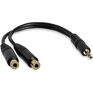 StarTech.com 15cm Stereo Splitter kabel 3,5 mm konektor konektor na zdířku 2x 3,5 mm audio jack kabel StarTech.com 15cm Stereo Splitter kabel 3,5 mm konektor konektor na zdířku 2x 3,5 mm audio jack kabel