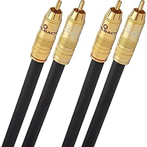 OEHLBACH NF 214 Master 50 prvotřídní stereo audio cinch kabel sada vícenásobné odstínění, postříbřená měď 2 x 0,50 m antracit OEHLBACH NF 214 Master 50 prvotřídní stereo audio cinch kabel sada vícenásobné odstínění, postříbřená měď 2 x 0,50 m antracit