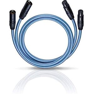 OEHLBACH Série 2 X High-End audio kabel s XLR zástrčkou (Made in Germany, HPOCC, pro CD přehrávač, přední/konečný stupeň) 2 x 1 metr modrý OEHLBACH Série 2 X High-End audio kabel s XLR zástrčkou (Made in Germany, HPOCC, pro CD přehrávač, přední/konečný stupeň) 2 x 1 metr modrý