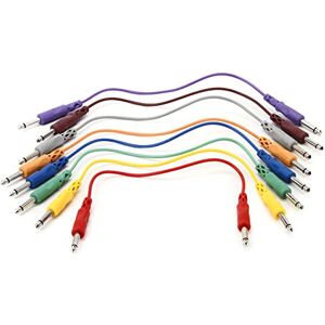 Hosa CPP-830, unsymmetrisches Patchkabel für den Einsatz mit modularen Synthesizern und Soundmodulen, 6,3 mm TS auf 6,3 mm TS, 30 cm Länge Hosa CPP-830, unsymmetrisches Patchkabel für den Einsatz mit modularen Synthesizern und Soundmodulen, 6,3 mm TS auf 6,3 mm TS, 30 cm Länge