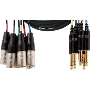 Cordial Kabel vícenásobný 8 XLR male/8 jack stereo 3 m kabel AUDIO vícenásobný Cordial Kabel vícenásobný 8 XLR male/8 jack stereo 3 m kabel AUDIO vícenásobný
