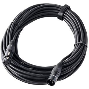 Pronomic Stage XFXM-10 Kabel mikrofonu Vysoce kvalitní symetrický audio kabel se stabilními XLR konektory, spolehlivý přenos signálu pro jeviště, studio, DJ a nahrávání délka 10 m černý Pronomic Stage XFXM-10 Kabel mikrofonu Vysoce kvalitní symetrický audio kabel se stabilními XLR konektory, spolehlivý přenos signálu pro jeviště, studio, DJ a nahrávání délka 10 m černý