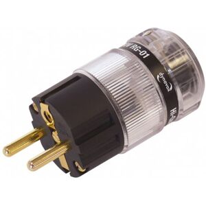 Dynavox High-End konektor s ochranným kontaktem z termoplastického plastu pro HiFi přístroje, audio zesilovače, CD přehrávače, subwoofer, pozlacený Dynavox High-End konektor s ochranným kontaktem z termoplastického plastu pro HiFi přístroje, audio zesilovače, CD přehrávače, subwoofer, pozlacený