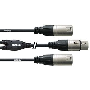 Cordial Kabel adaptéru Y CFY 0,3 FMM 0,3 m Cordial Kabel adaptéru Y CFY 0,3 FMM 0,3 m