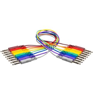 Hosa CSS-830, Balanced Patch Cables, 1/4 in TRS to Same, 1 ft Hosa CSS-830, Balanced Patch Cables, 1/4 in TRS to Same, 1 ft