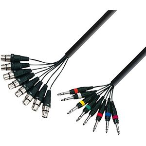 Adam Hall Cables Adam Hall 3 Star Series Multicore přístrojový kabel 8 x XLR kabel samice na 8 x 6,3-mm jack 5 m Adam Hall Cables Adam Hall 3 Star Series Multicore přístrojový kabel 8 x XLR kabel samice na 8 x 6,3-mm jack 5 m