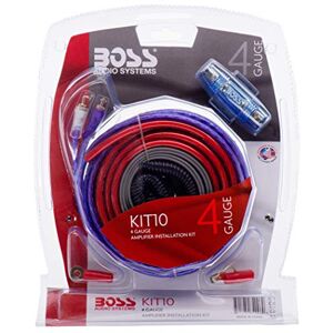 Boss AUDIO KIT-10 4 gauge 5,19 mm sada pro instalaci do auta zesilovač koncový stupeň kabel připojovací kabel cinch kabel Boss AUDIO KIT-10 4 gauge 5,19 mm sada pro instalaci do auta zesilovač koncový stupeň kabel připojovací kabel cinch kabel