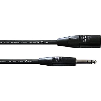 Cordial Kabel audio XLR male/jack stereo 3 m kabel AUDIO Essentials XLR / Jack Cordial Kabel audio XLR male/jack stereo 3 m kabel AUDIO Essentials XLR / Jack