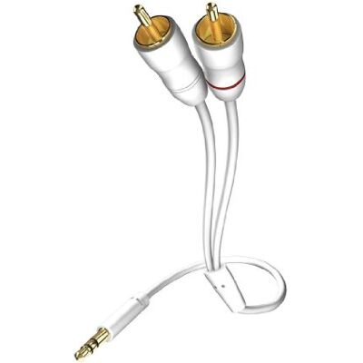 in-akustik inakustik – 003100015 – adaptér na jack Star 3,5 mm jack -> 2 x RCA pro připojení smartphonů, tabletů nebo PC k HiFi zesilovači 1,5 m v bílé barvě Stínidlo fólie proti vnějším rušivým vlivům in-akustik inakustik – 003100015 – adaptér na jack Star 3,5 mm jack -> 2 x RCA pro připojení smartphonů, tabletů nebo PC k HiFi zesilovači 1,5 m v bílé barvě Stínidlo fólie proti vnějším rušivým vlivům