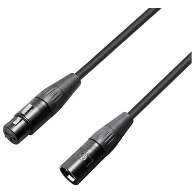 Adam Hall Cables 4 STAR MMF 0500 KRYSTAL Kabel mikrofonu, OOC 3-Pol XLR samice na 3pólovém XLR male, černý, 5 m Adam Hall Cables 4 STAR MMF 0500 KRYSTAL Kabel mikrofonu, OOC 3-Pol XLR samice na 3pólovém XLR male, černý, 5 m