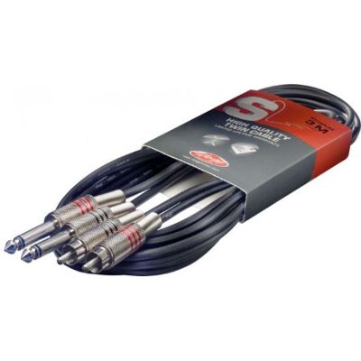 Stagg STC3PCM 10 stop dvojitý kabel konektor RCAm, 3 m Stagg STC3PCM 10 stop dvojitý kabel konektor RCAm, 3 m